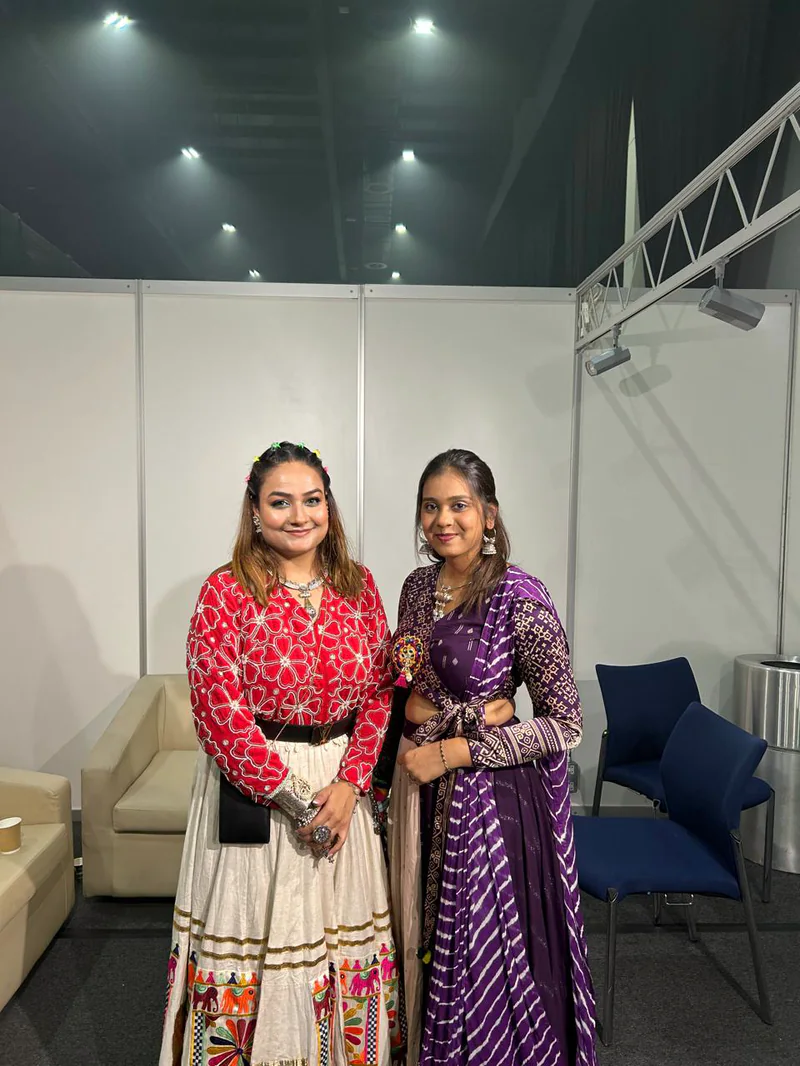 Backstage at Navratri 2026