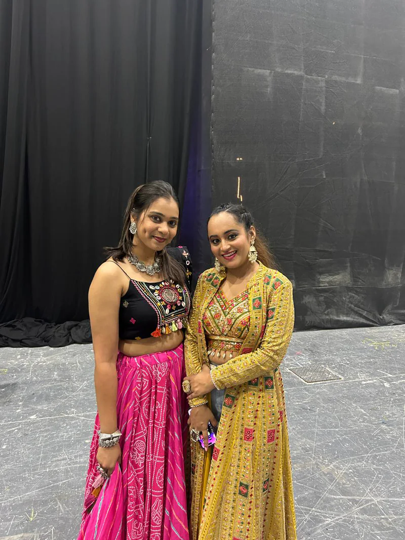 Backstage at Navratri 2026