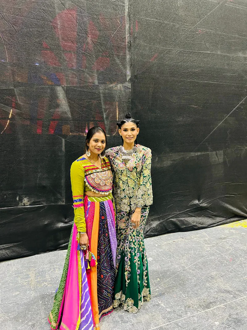 Backstage at Navratri 2026